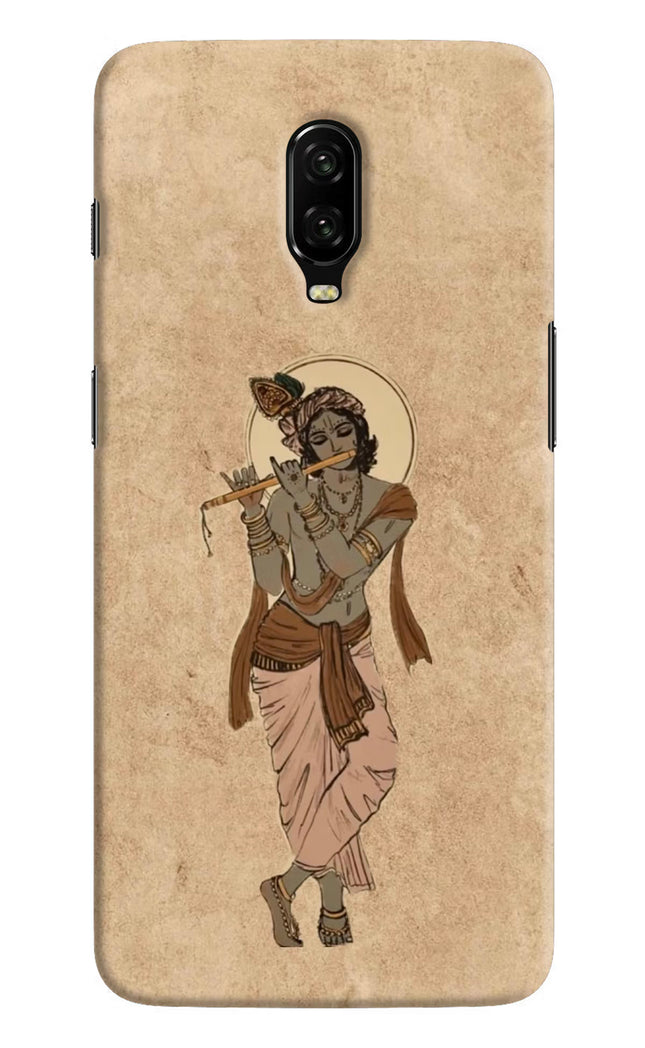 Krishna Oneplus 6T Hard Case Back Cover by Casekaro
