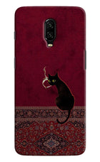 Midnight Cat Oneplus 6T Back Cover