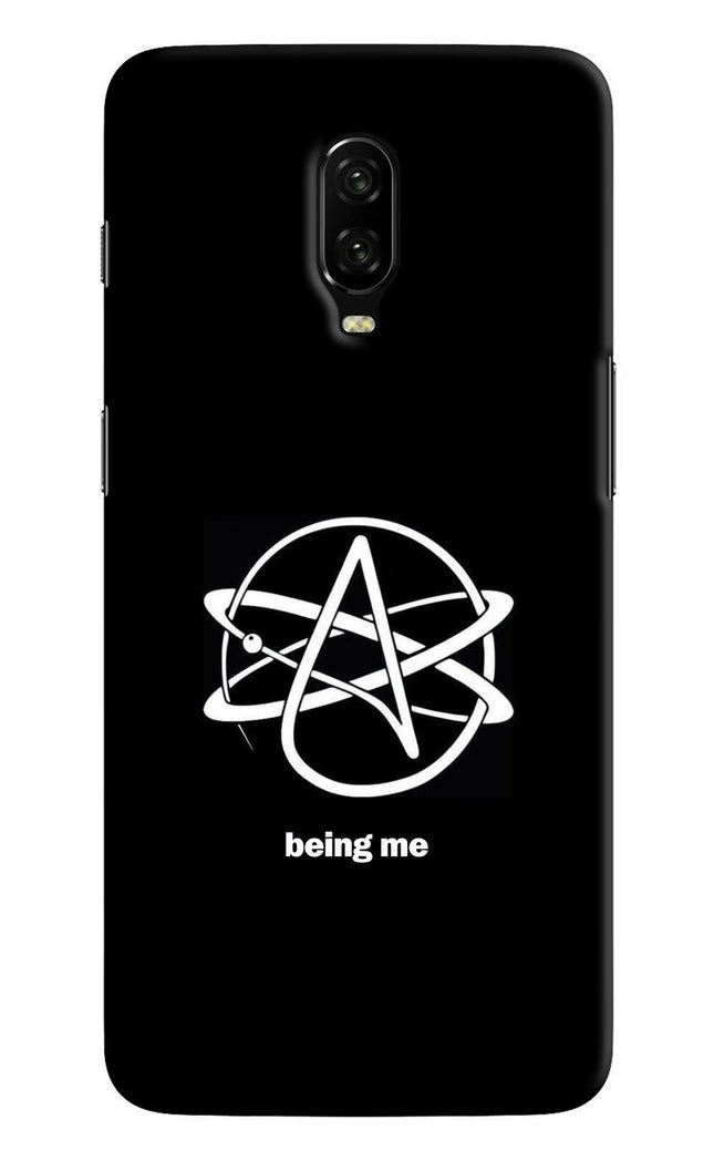 Atheist Symbol Oneplus 6T Hard Case Back Cover by Casekaro