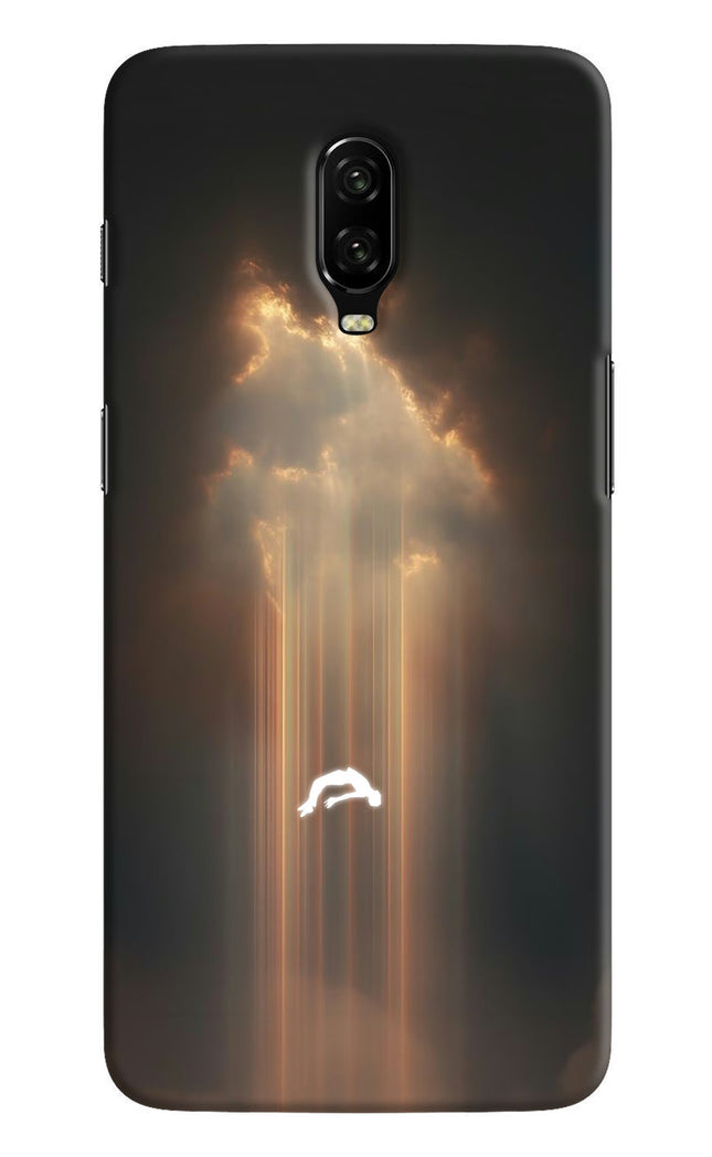 Heavenly Beam Oneplus 6T Hard Case Back Cover by Casekaro