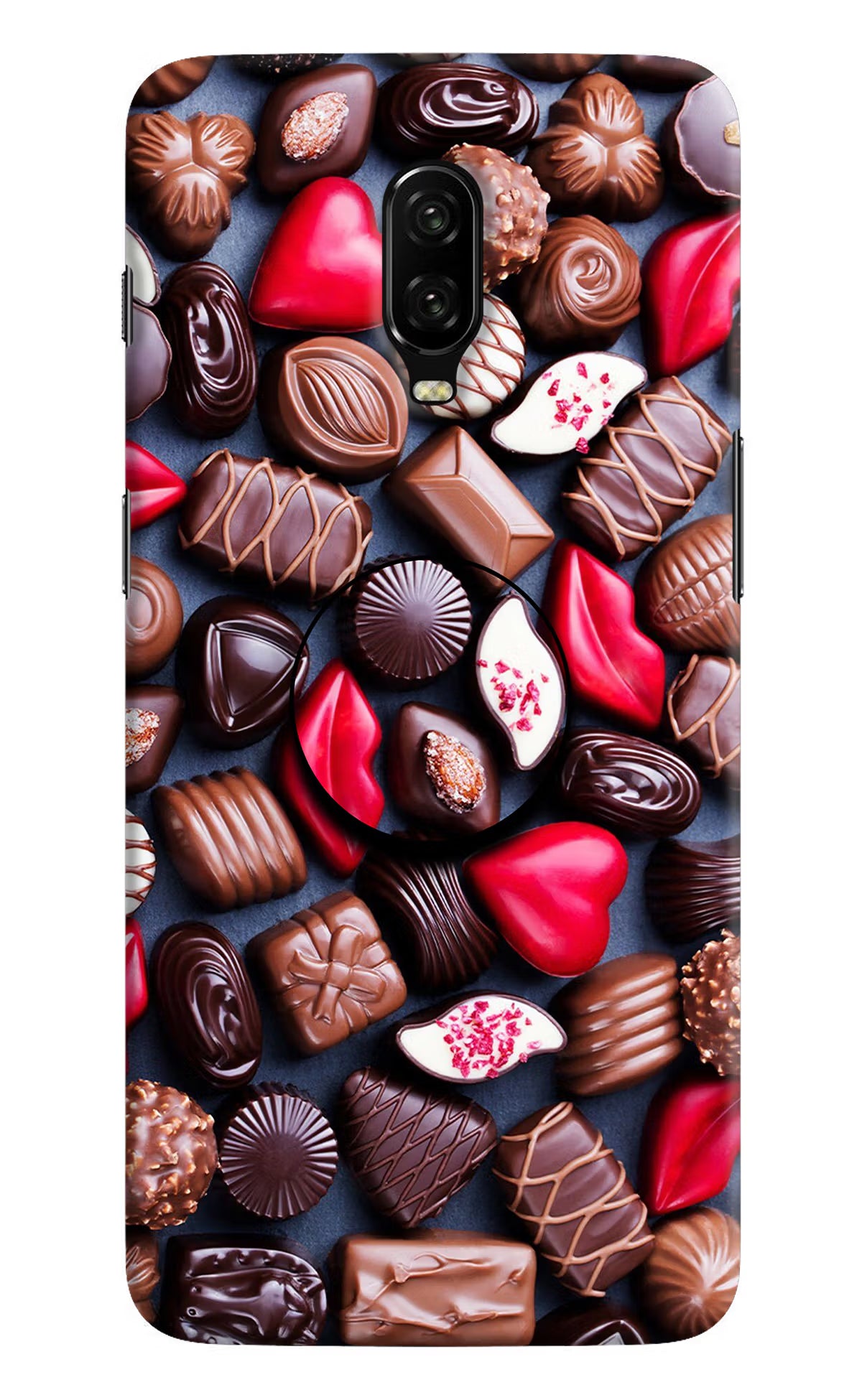 Chocolates Oneplus 6T Pop Case by Casekaro
