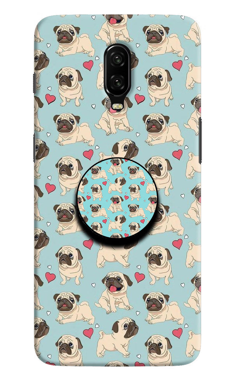 Pug Dog Oneplus 6T Pop Case, Hard case