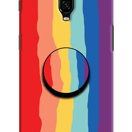 Rainbow Oneplus 6T Pop Case by Casekaro