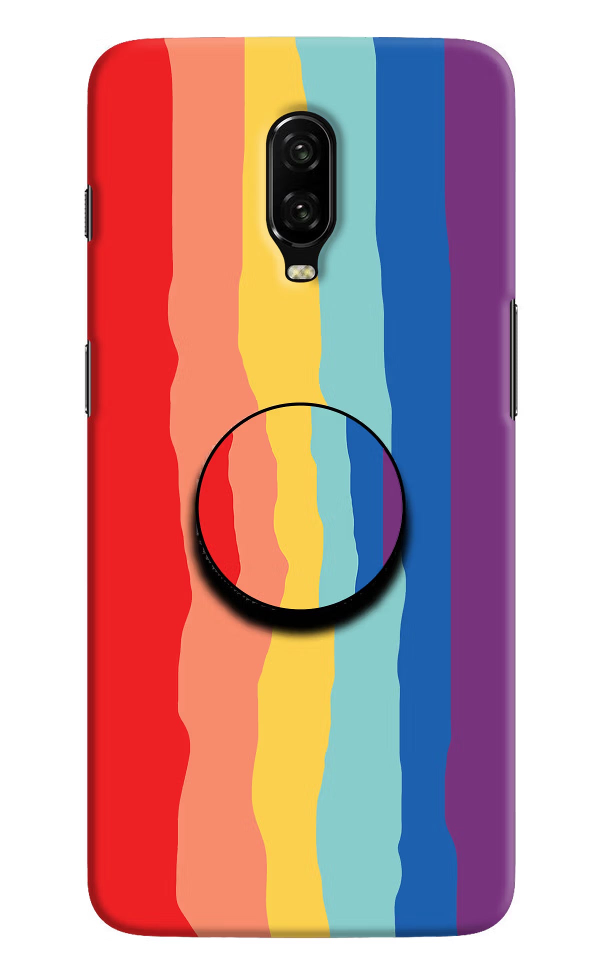 Rainbow Oneplus 6T Pop Case by Casekaro