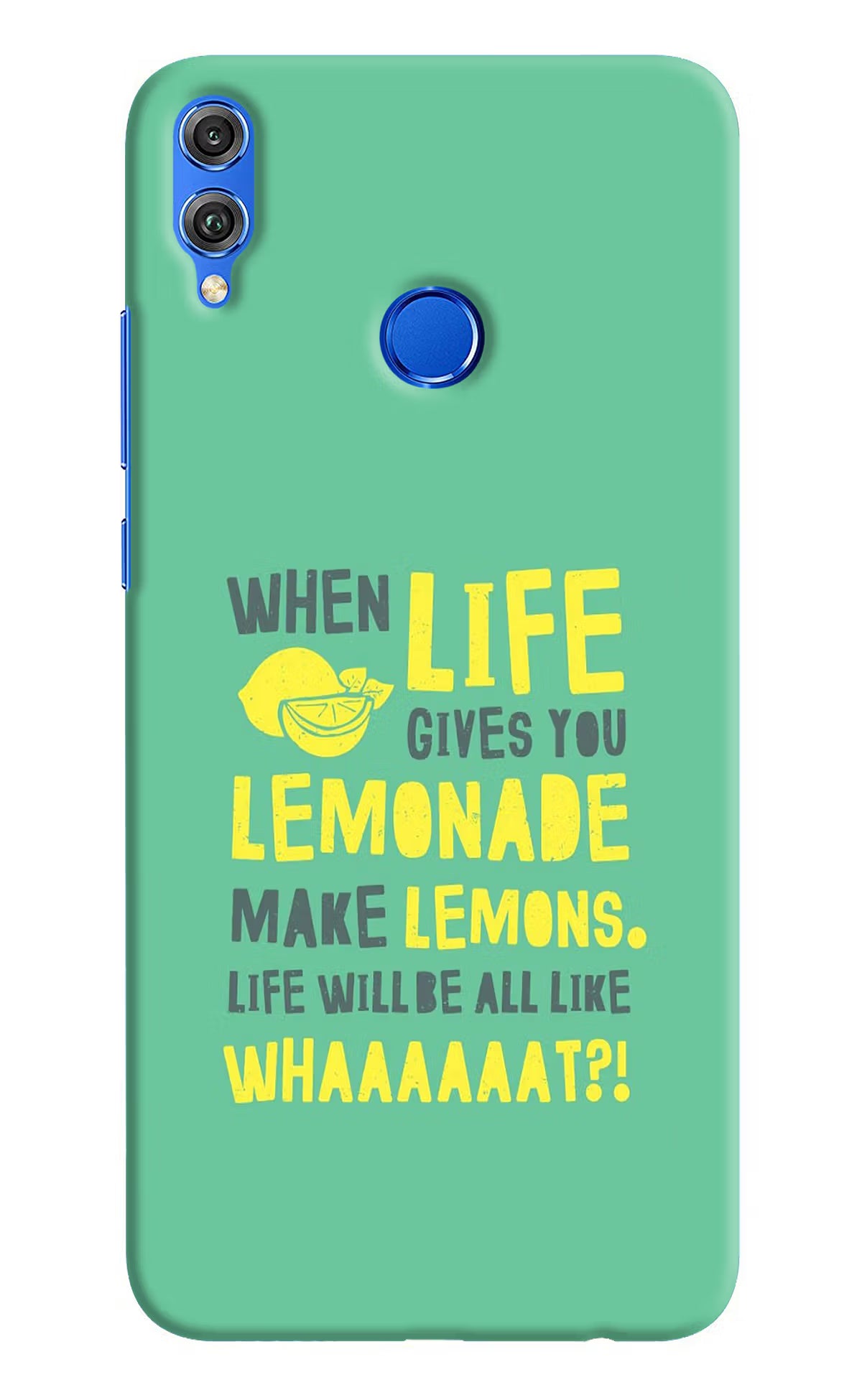 Quote Honor 8X Hard Case Back Cover by Casekaro