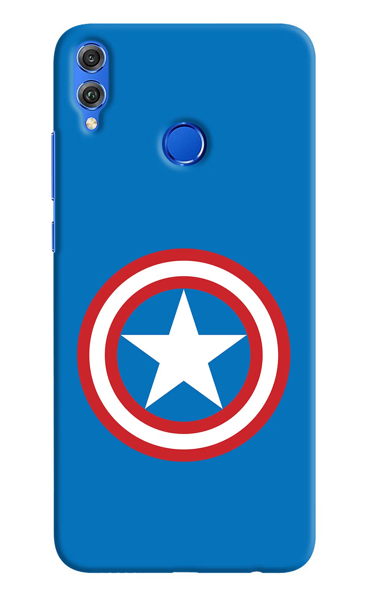Captain America Logo Honor 8X Hard Case Back Cover by Casekaro