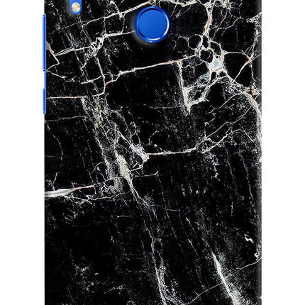 Black Marble Texture Honor 8X Hard Case Back Cover by Casekaro
