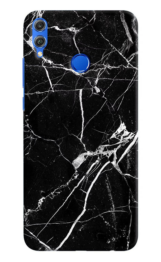Black Marble Pattern Honor 8X Hard Case Back Cover by Casekaro