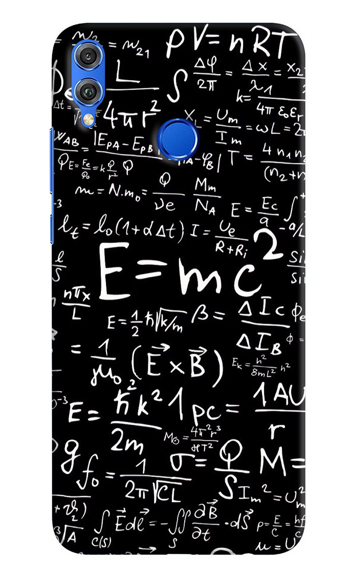 Physics Formula Honor 8X Hard Case Back Cover by Casekaro