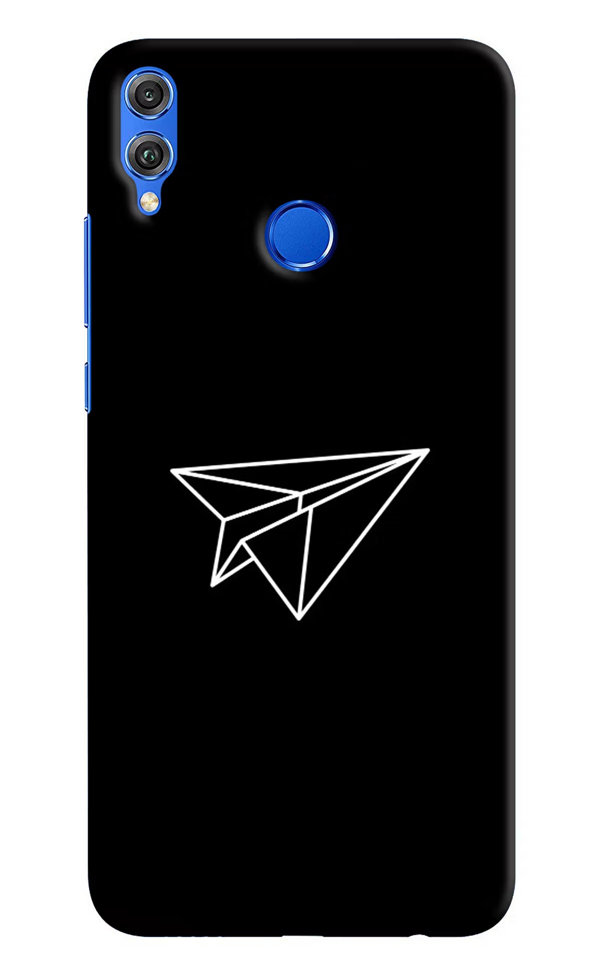 Paper Plane White Honor 8X Hard Case Back Cover by Casekaro