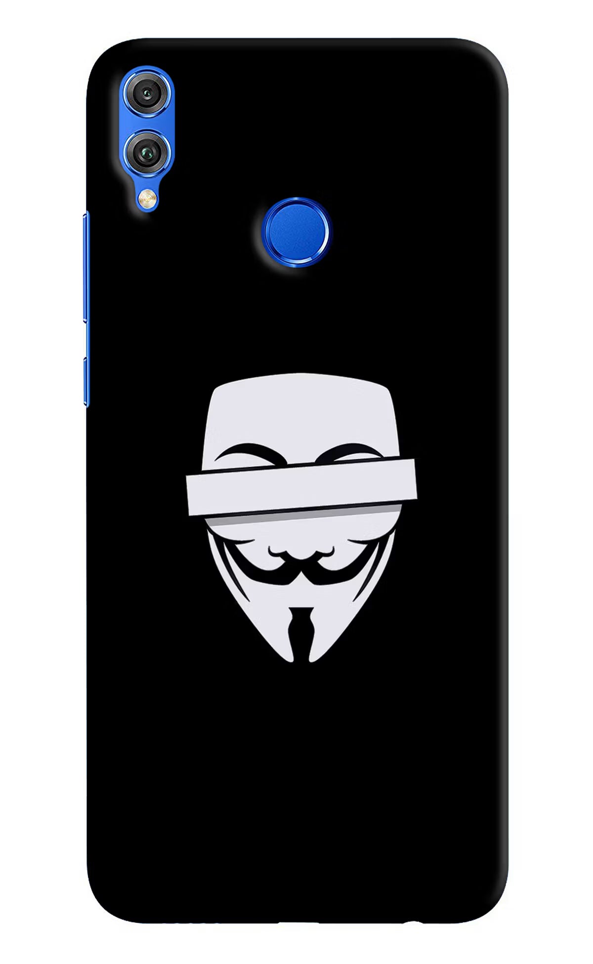 Anonymous Face Honor 8X Hard Case Back Cover by Casekaro