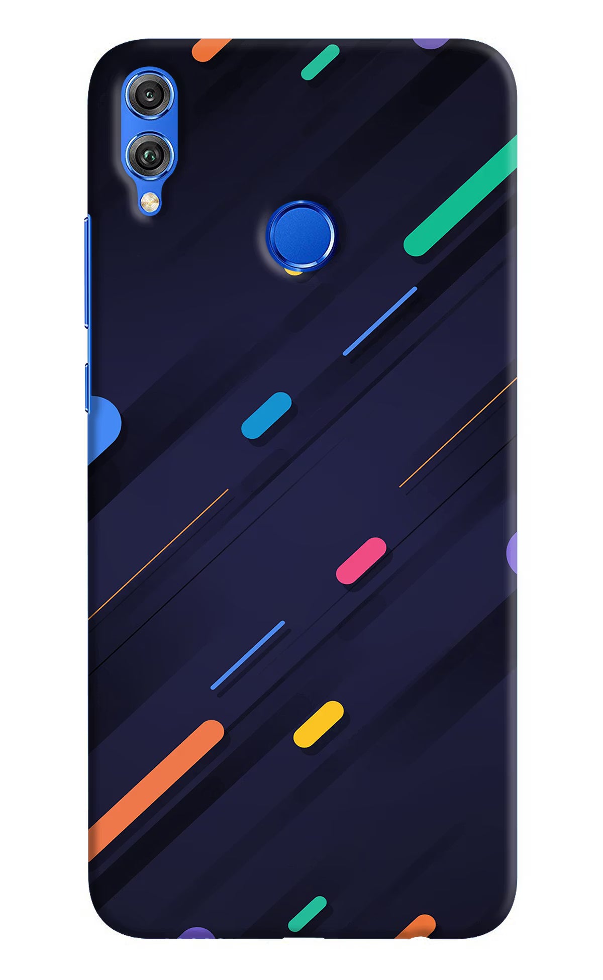 Abstract Design Honor 8X Hard Case Back Cover by Casekaro