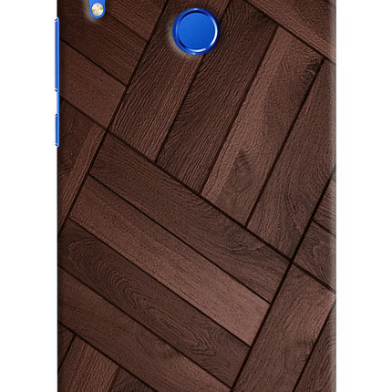 Wooden Texture Design Honor 8X Hard Case Back Cover by Casekaro