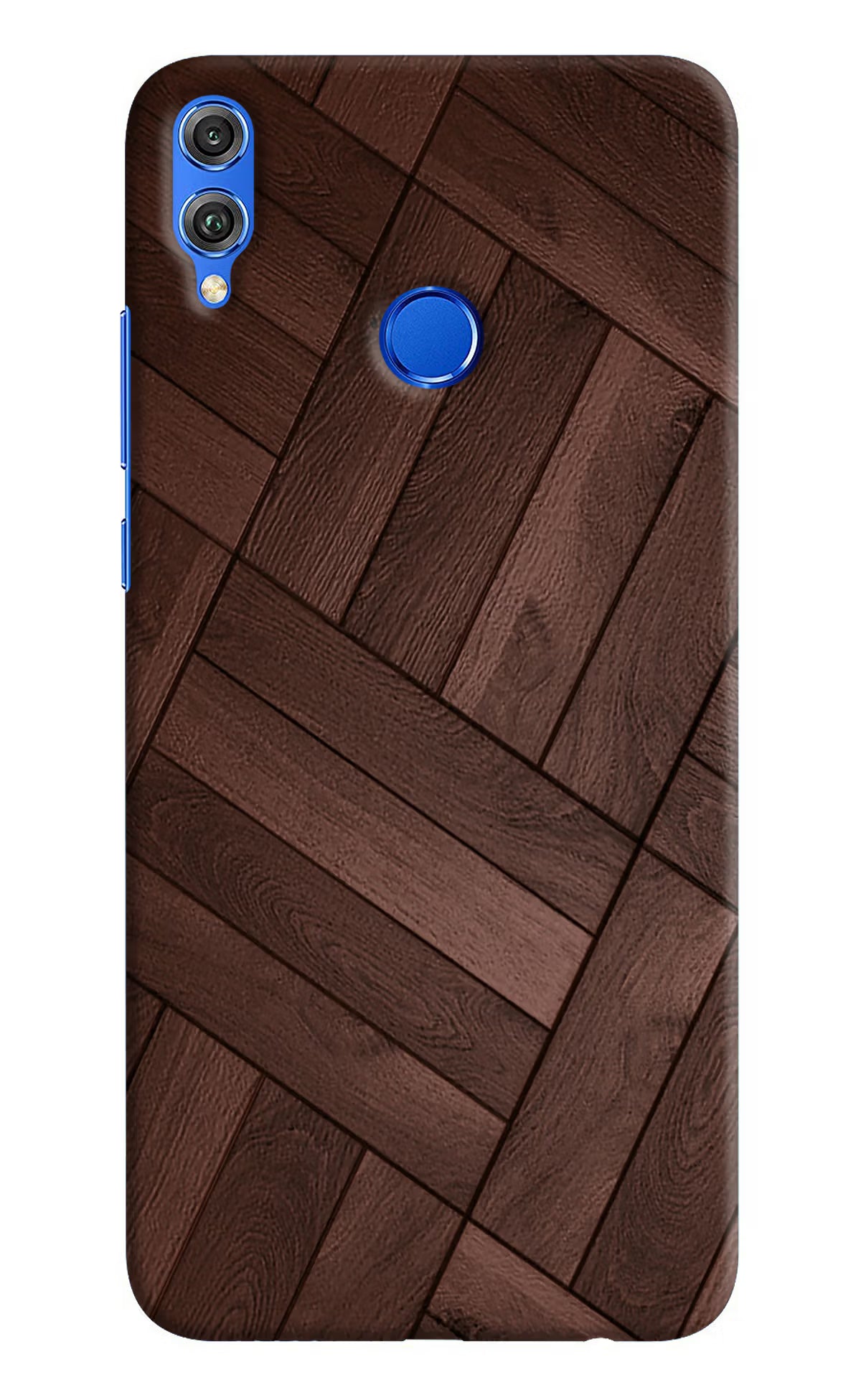 Wooden Texture Design Honor 8X Hard Case Back Cover by Casekaro