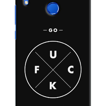 Go Fuck Yourself Honor 8X Hard Case Back Cover by Casekaro