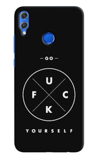 Go Fuck Yourself Honor 8X Hard Case Back Cover by Casekaro