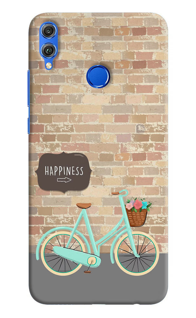 Happiness Artwork Honor 8X Hard Case Back Cover by Casekaro