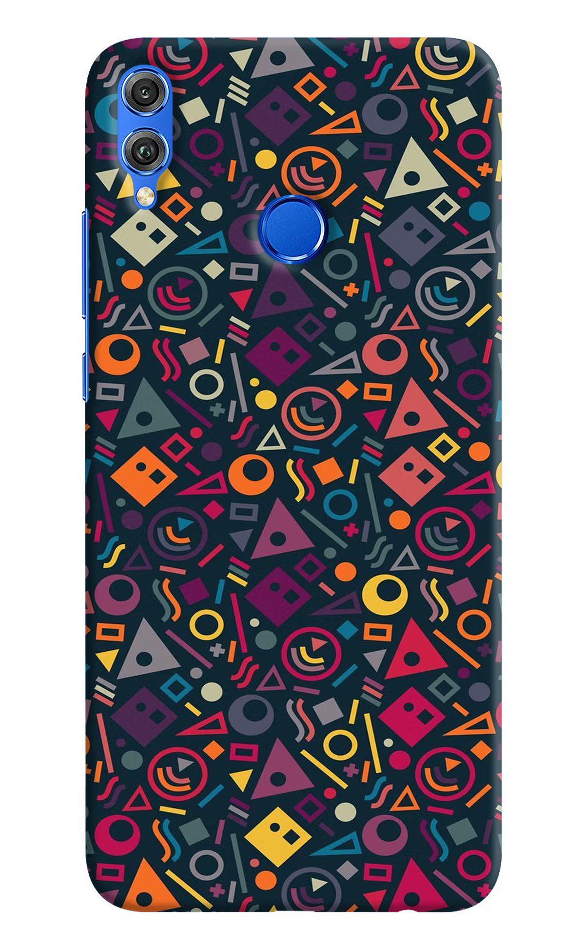 Geometric Abstract Honor 8X Hard Case Back Cover by Casekaro