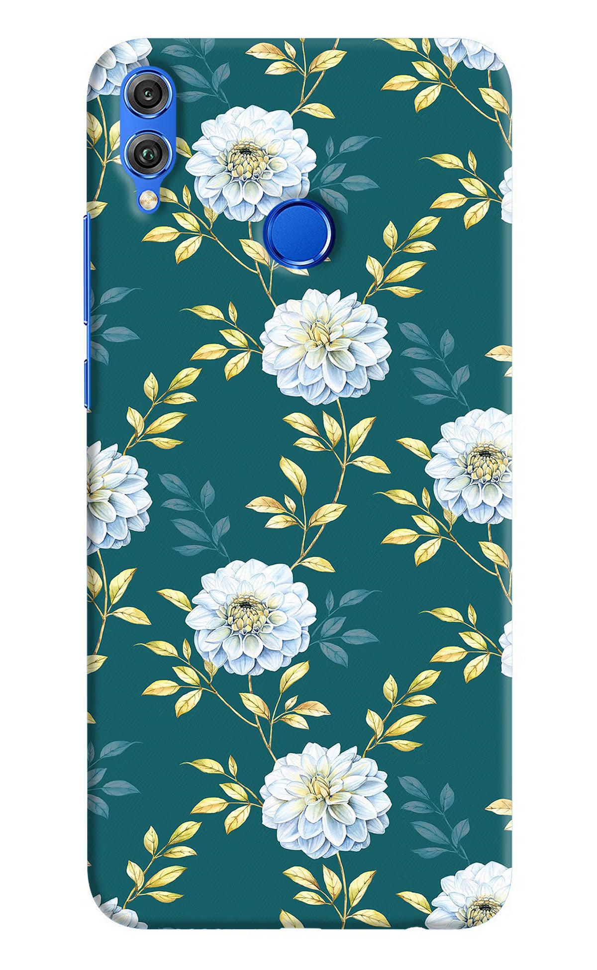 Flowers Honor 8X Hard Case Back Cover by Casekaro