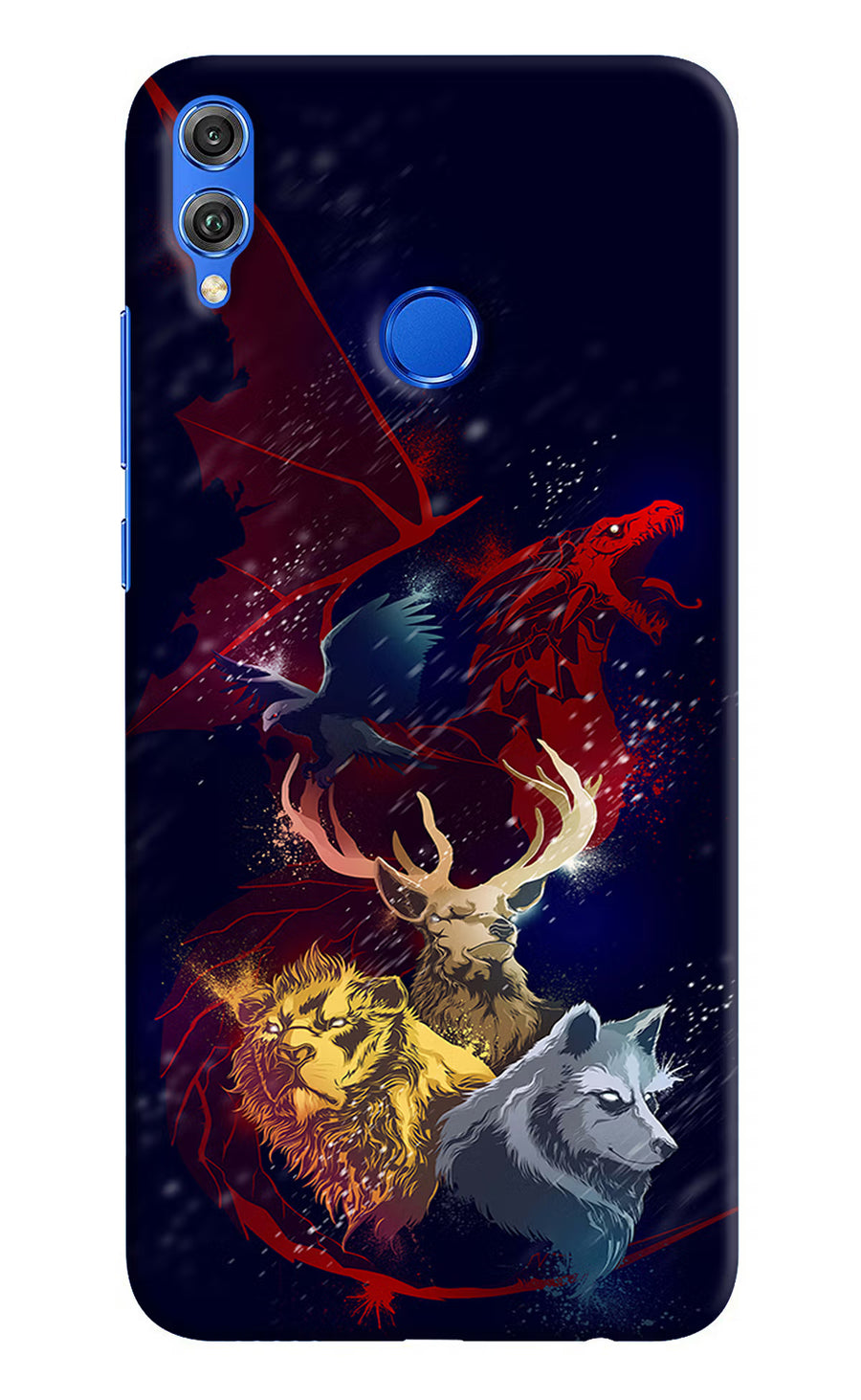 Game Of Thrones Honor 8X Back Cover, Hard case