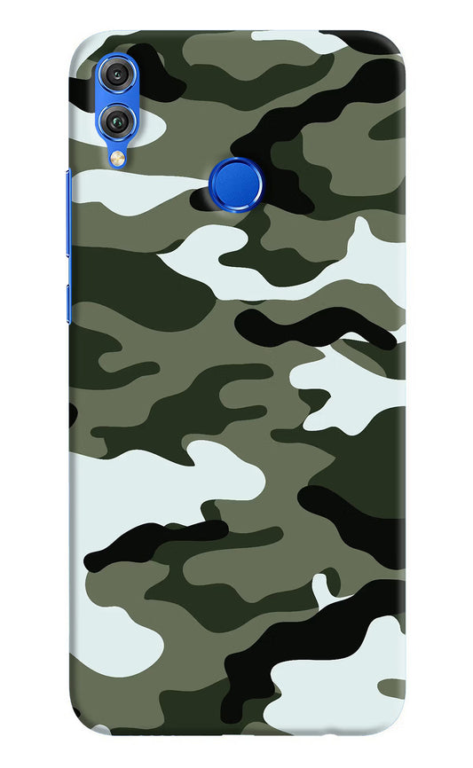 Camouflage Honor 8X Hard Case Back Cover by Casekaro