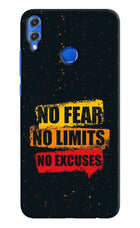 No Fear No Limits No Excuse Honor 8X Hard Case Back Cover by Casekaro
