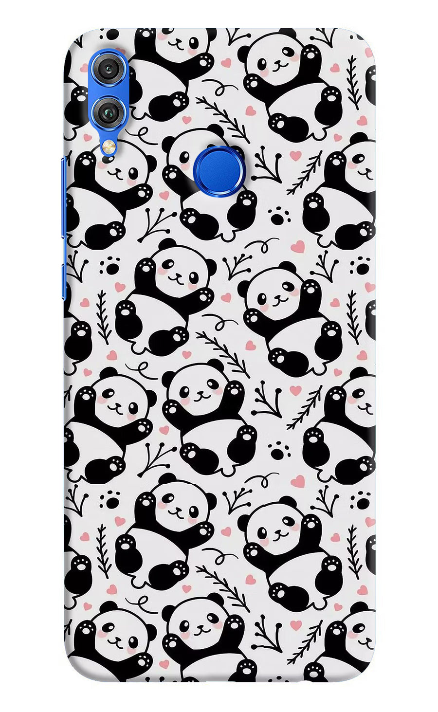 Cute Panda Honor 8X Back Cover, Hard case