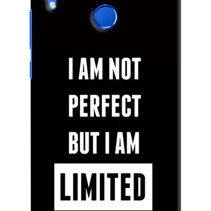 I Am Not Perfect But I Am Limited Edition Honor 8X Hard Case Back Cover by Casekaro