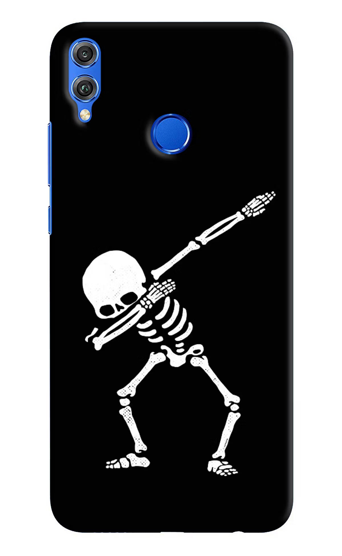 Dabbing Skeleton Art Honor 8X Hard Case Back Cover by Casekaro