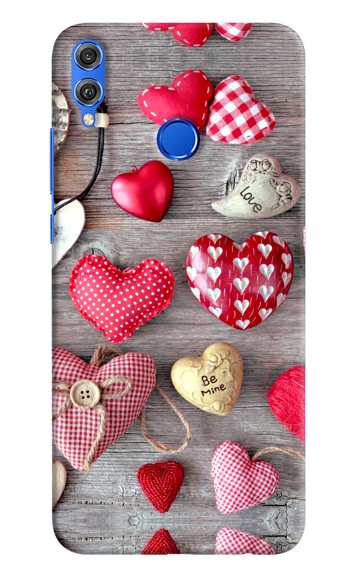 Love Wallpaper Honor 8X Hard Case Back Cover by Casekaro
