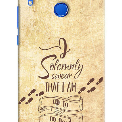 I Solemnly swear that i up to no good Honor 8X Hard Case Back Cover by Casekaro