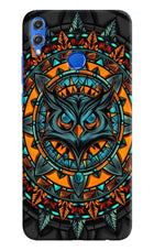 Angry Owl Art Honor 8X Hard Case Back Cover by Casekaro