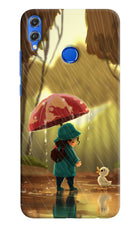 Rainy Day Honor 8X Hard Case Back Cover by Casekaro