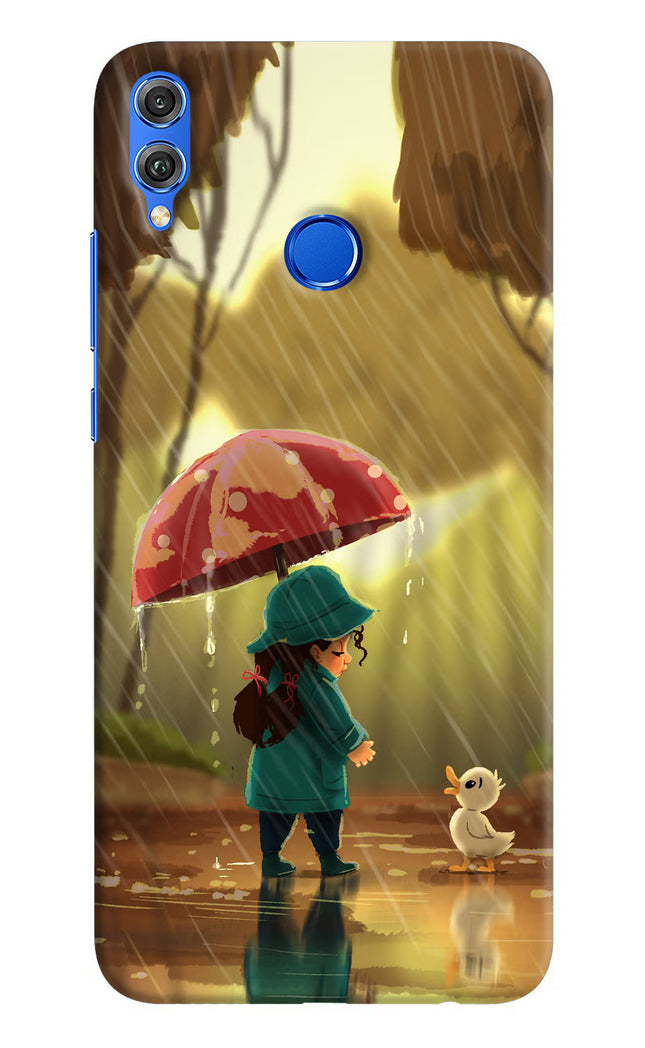 Rainy Day Honor 8X Hard Case Back Cover by Casekaro