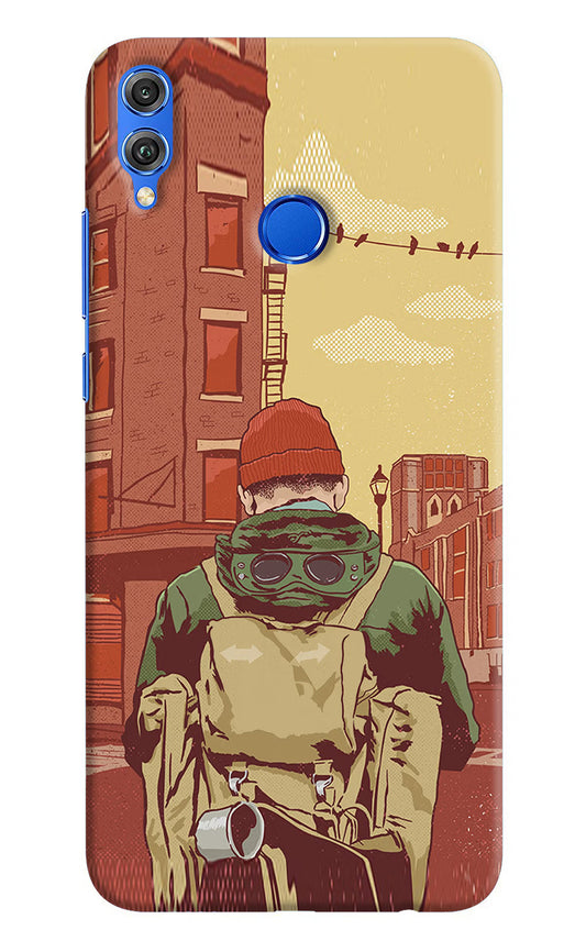 Adventurous Honor 8X Hard Case Back Cover by Casekaro