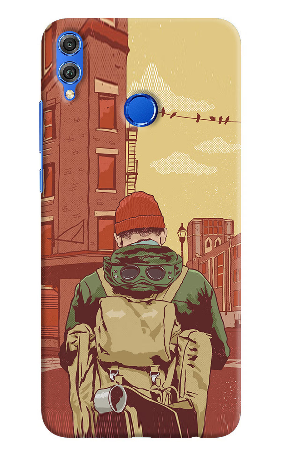 Adventurous Honor 8X Back Cover, Hard case