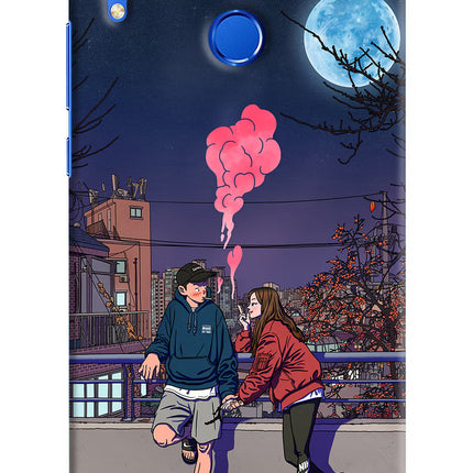 Chilling Couple Honor 8X Hard Case Back Cover by Casekaro