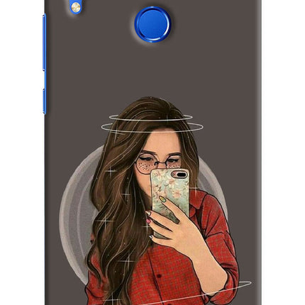 Selfie Queen Honor 8X Hard Case Back Cover by Casekaro