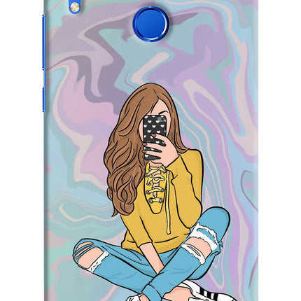 Selfie Girl Honor 8X Hard Case Back Cover by Casekaro
