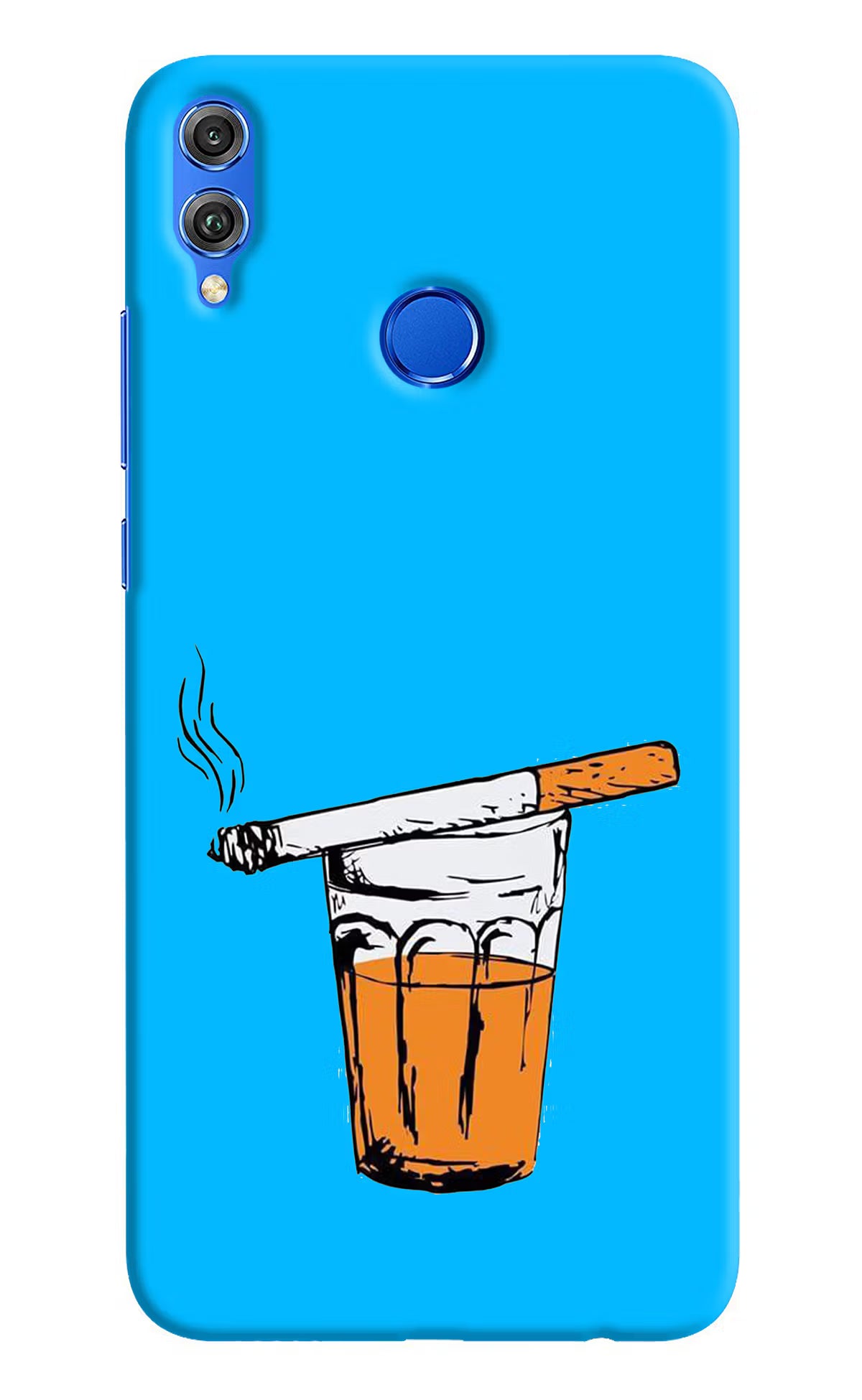 Chai Sutta Honor 8X Hard Case Back Cover by Casekaro