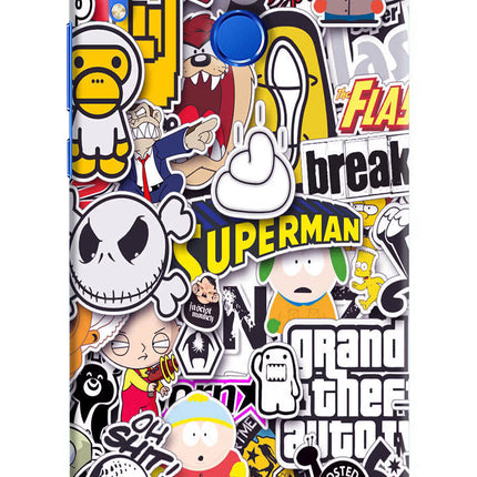 Sticker Bomb Honor 8X Hard Case Back Cover by Casekaro
