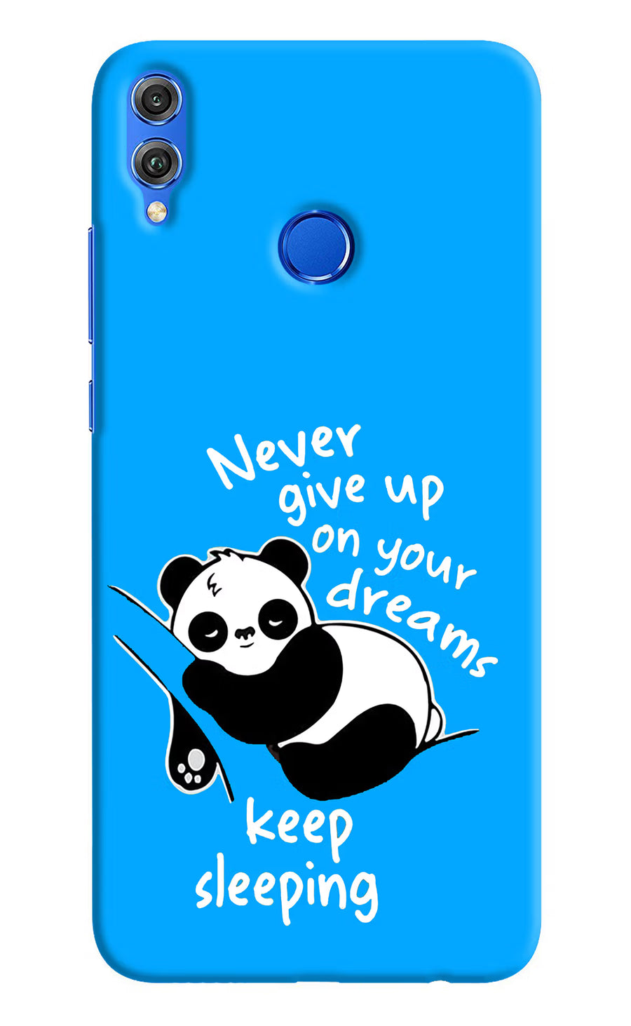 Keep Sleeping Honor 8X Back Cover, Hard case