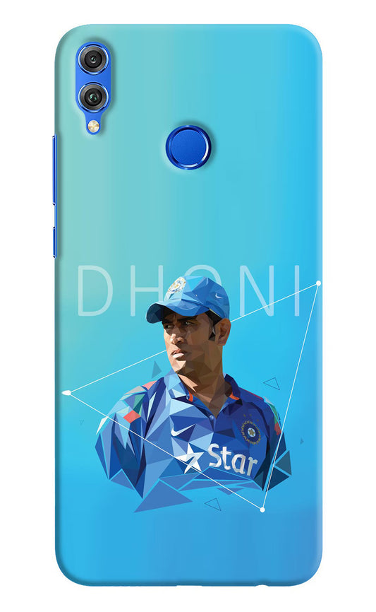 Dhoni Artwork Honor 8X Hard Case Back Cover by Casekaro