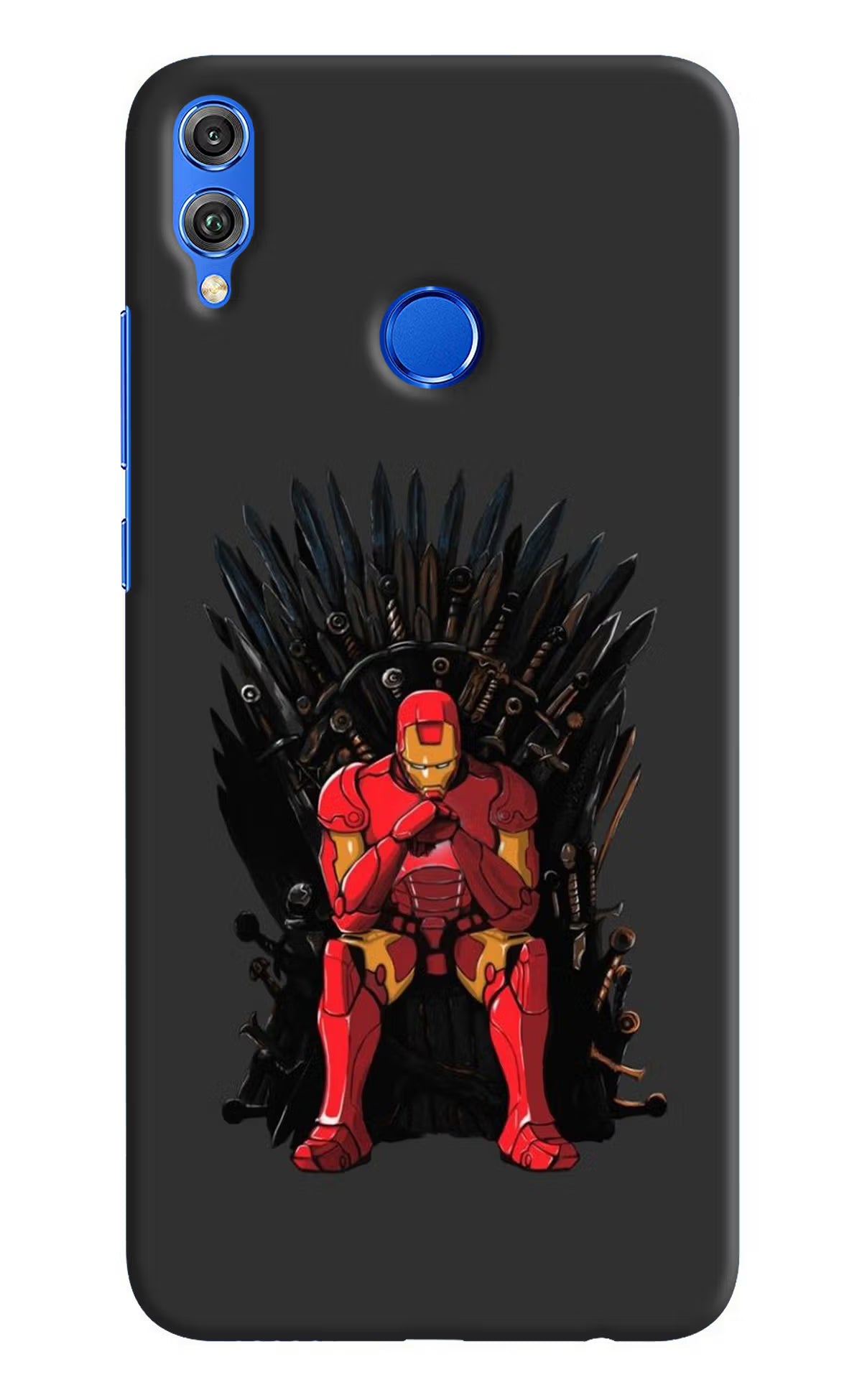 Ironman Throne Honor 8X Hard Case Back Cover by Casekaro