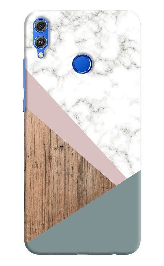 Marble wood Abstract Honor 8X Hard Case Back Cover by Casekaro