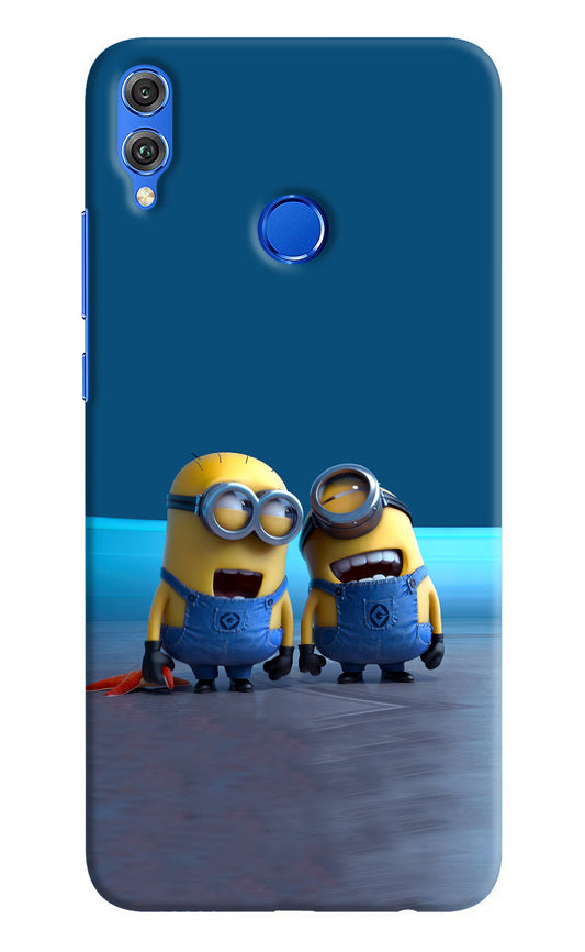 Minion Laughing Honor 8X Hard Case Back Cover by Casekaro