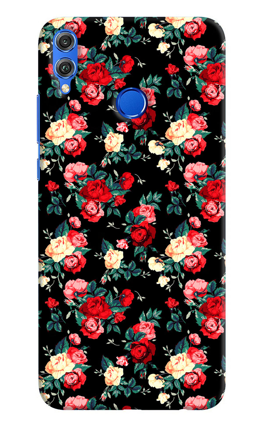Rose Pattern Honor 8X Back Cover, Hard case