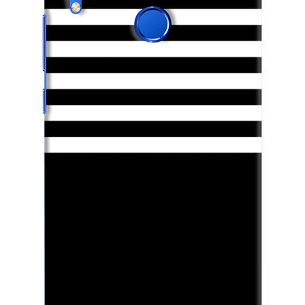 Black and White Print Honor 8X Hard Case Back Cover by Casekaro