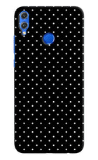 White Dots Honor 8X Hard Case Back Cover by Casekaro