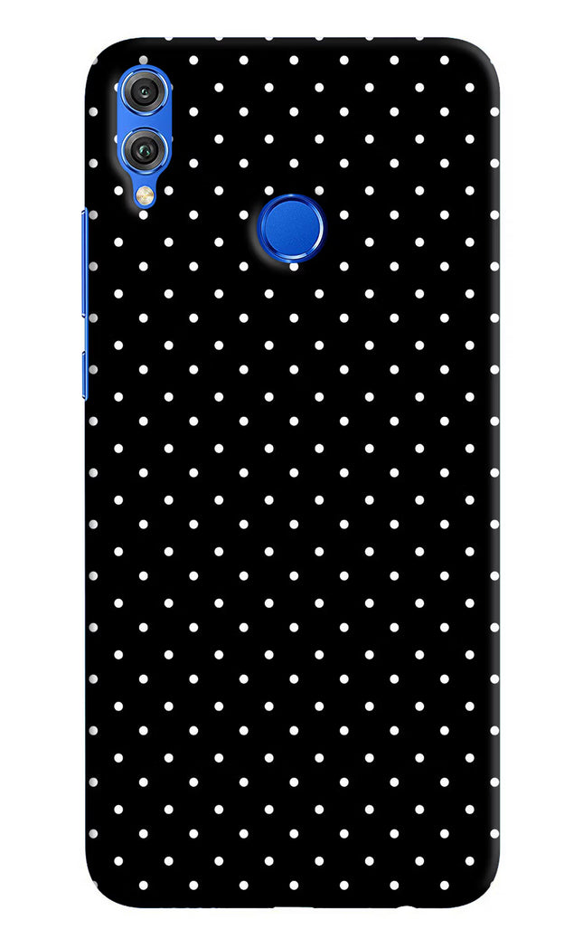 White Dots Honor 8X Hard Case Back Cover by Casekaro